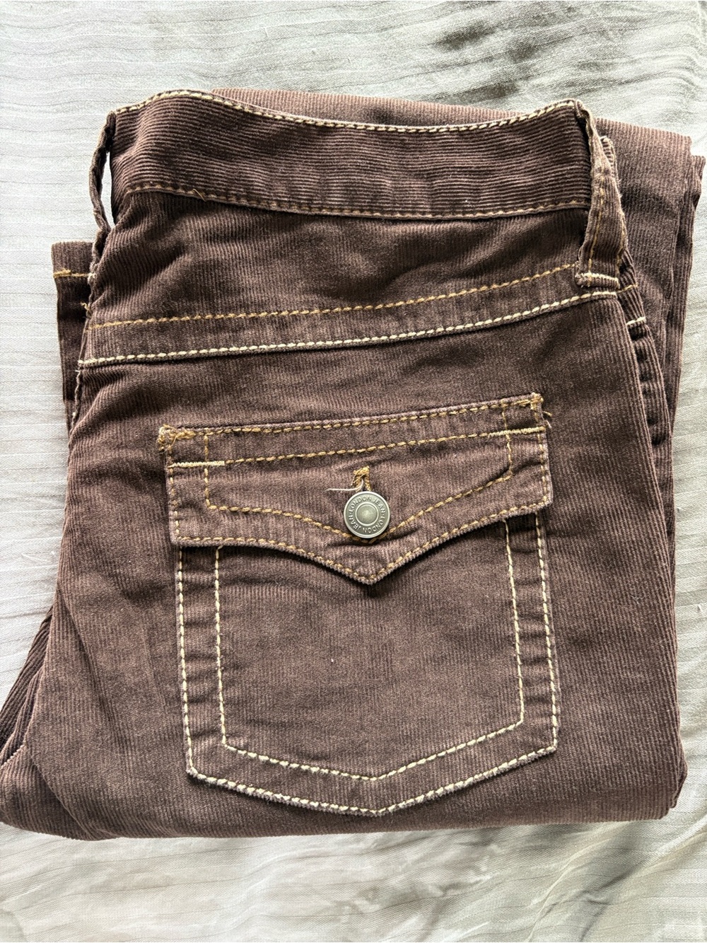 LONDONJEAN Women's Boot Cut Jeans - Brown
